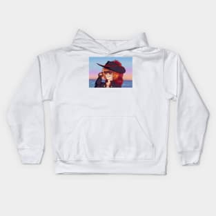 Pirate Sunset Kids Hoodie